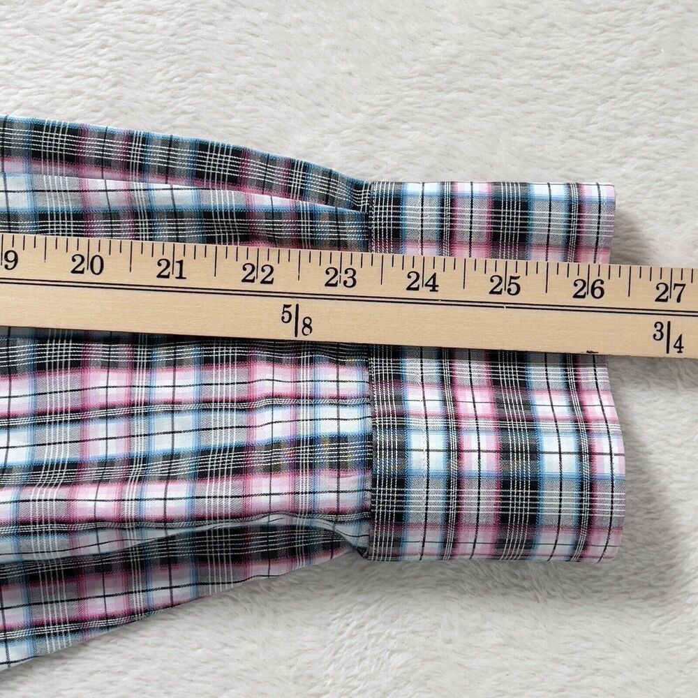 Robert Graham Plaid Shirt Mens Sz 2XL Long Sleeve Flip Cuff Button Up - Picture 13 of 13